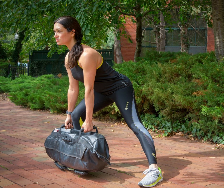 Runners: Remedy weak hips with these total body lateral exercises! bit.ly/2IFH9cS <a href="/UltimateSandbag/">Josh Henkin</a> #dvrtstrong #runchat