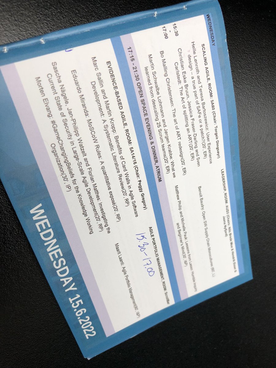 So fun and great people in my 1.5-hour session on Agile Portfolio Management at #XP2022 <a href="/NitorCreations/">-</a>