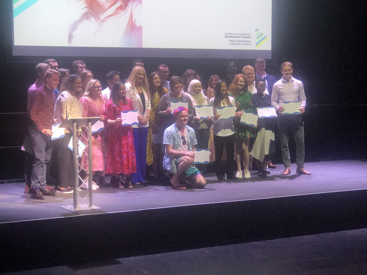 SarahHopkins110's tweet photo. @futuregencymru loved attending the graduation of the brilliant young people of the Future Gens Leadership academy and being part of the reverse mentoring programme #FGlead Thank you! https://t.co/3az9Z0TqeJ