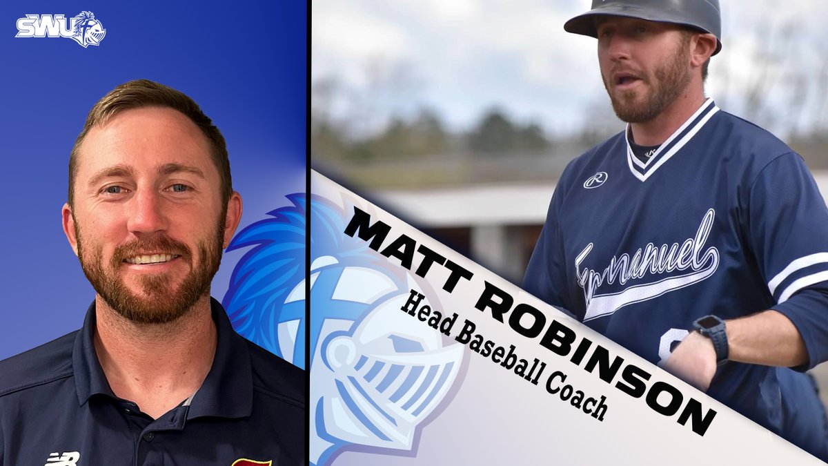 Southern Wesleyan announces Matt Robinson as the new Head Baseball Coach for the Warriors!

🔗: bit.ly/3HoJwfh

#TeamSWU #ncaad2 #conferencecarolinas