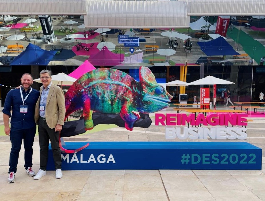 KeleaCompany's tweet photo. Esta semana estamos en el DES | Digital Enterprise Show en Málaga, uno de los eventos tecnológicos más destacados en el panorama nacional, donde estamos conociendo de primera mano las últimas tendencias en #digitalización, #innovación y #tecnología ⚡ https://t.co/WNxM4al2E5