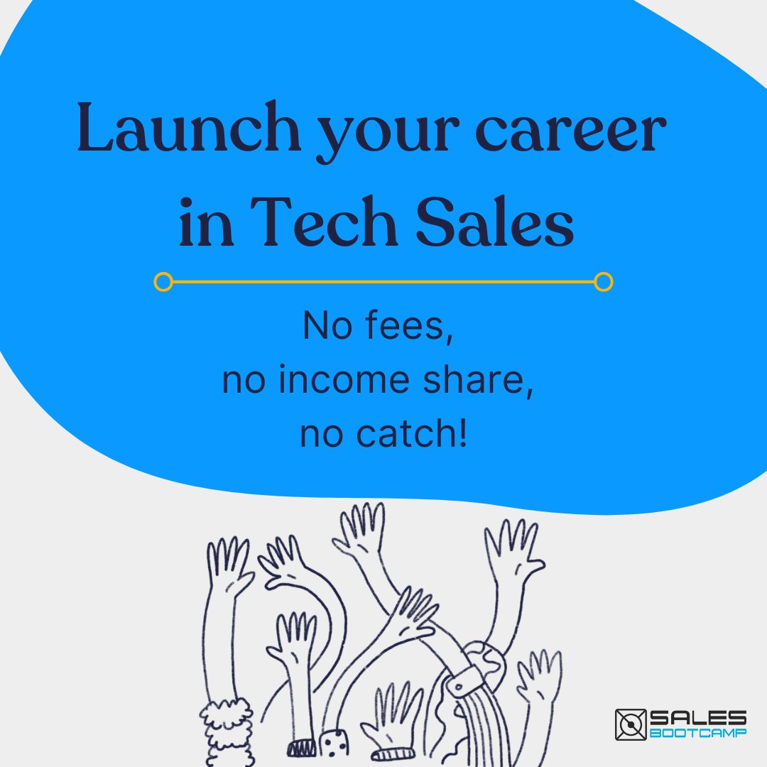 salesbootcamp's tweet photo. At Sales Bootcamp, we have helped students land jobs with companies such as:
🔹 Google
🔹 Cisco
🔹 Salesforce
and so many more!

Wanting to learn more?
Message us or click the link in our bio!

#salesbootcamp #govendition #techsales #online #coursework #careeradvice #careercoach https://t.co/MaWN4wCzMz