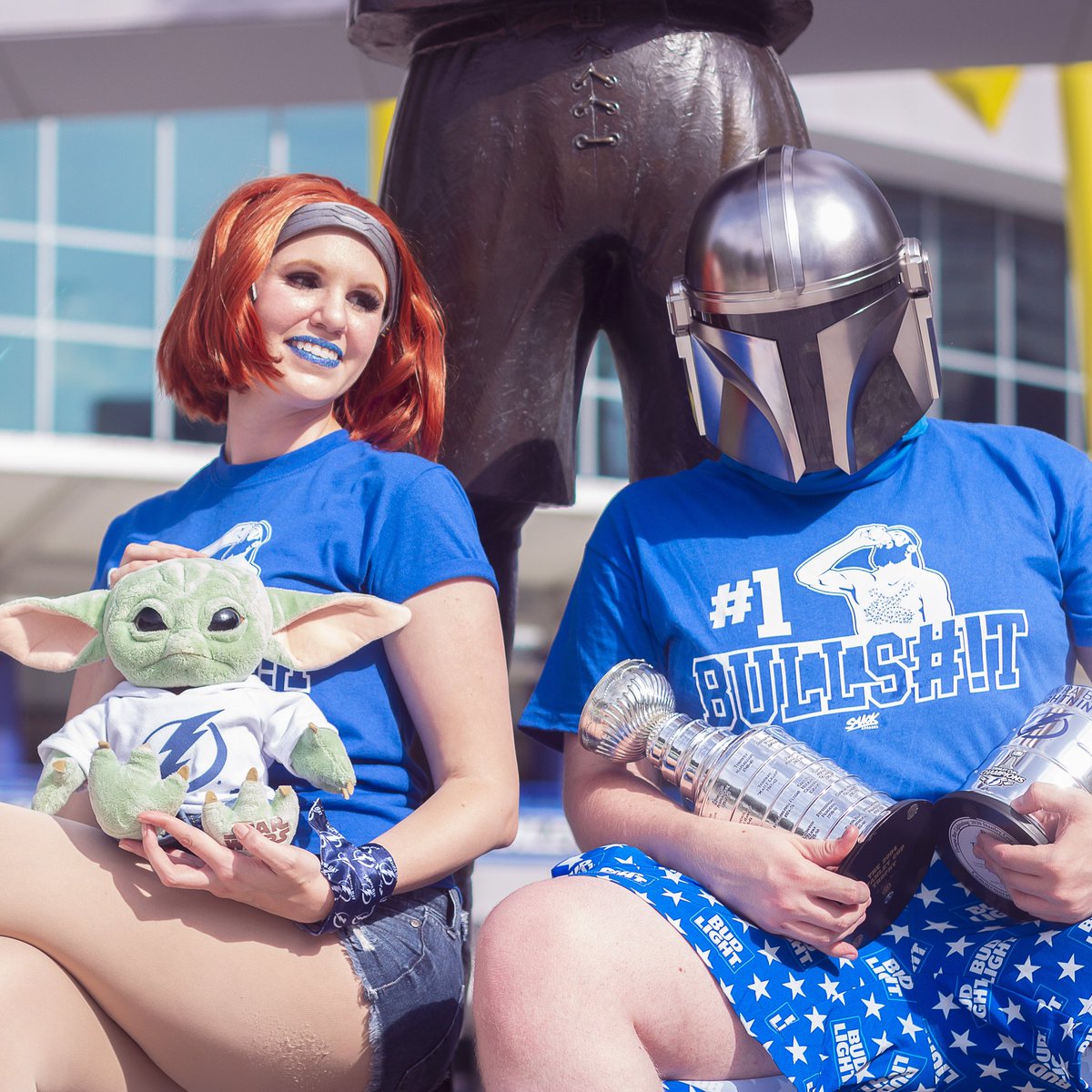 StarDarlingCos's tweet photo. @MarkHamill @MasterChiefJen @LightningRodPod @TBLightning The Force is strong with the Bolts! Afterall, Grogu answered the #CallToCharms and has been with the team all playoffs ⚡⚡
@TBLightning let's get Mark to a home game! https://t.co/gIzIxNGrH1