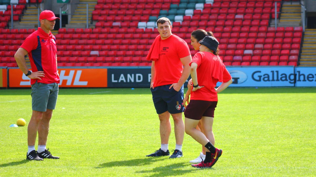 LeicesterTigers's tweet image. ☀️ 𝙒𝙃𝘼𝙏 𝘼 𝘿𝘼𝙔 ☀️

The @TheLTFoundation, in partnership with @Power2InspireUK, welcomed youngsters from across Leicester (and members of the Tigers senior and women's squad) to Mattioli Woods Welford Road today for The #PowerHouseGames!
