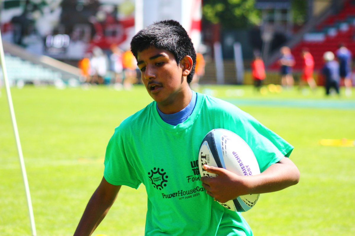 LeicesterTigers's tweet image. ☀️ 𝙒𝙃𝘼𝙏 𝘼 𝘿𝘼𝙔 ☀️

The @TheLTFoundation, in partnership with @Power2InspireUK, welcomed youngsters from across Leicester (and members of the Tigers senior and women's squad) to Mattioli Woods Welford Road today for The #PowerHouseGames!