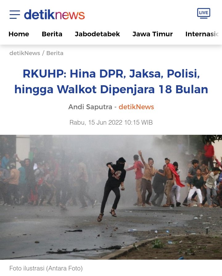 DokterTifa's tweet photo. Menghina itu
Kalau fakta diputar balikkan.

Misal Presiden faktanya bodoh tapi  dibilang cerdas. 

Pembuktian bahwa terjadi penghinaan, dg tes IQ kpd Presiden.

KL ternyata IQ nya 90, berarti yg bilang kl Presiden cerdas, itu terbukti menghina. Harus dipenjara itu. https://t.co/QWmJ3TR9kC