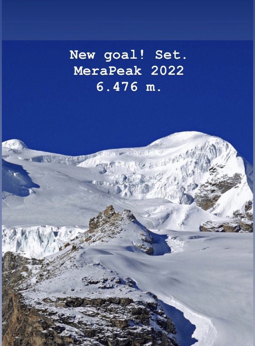 up_everest's tweet photo. If you want to join Mr. Andre @liparipoezie in October. Plz contact us at info@upeverest.com by September 30, 2022 # #meerapeak #climbing #himalayas #nepal #adventureofalifetime https://t.co/RdOID2GOCg