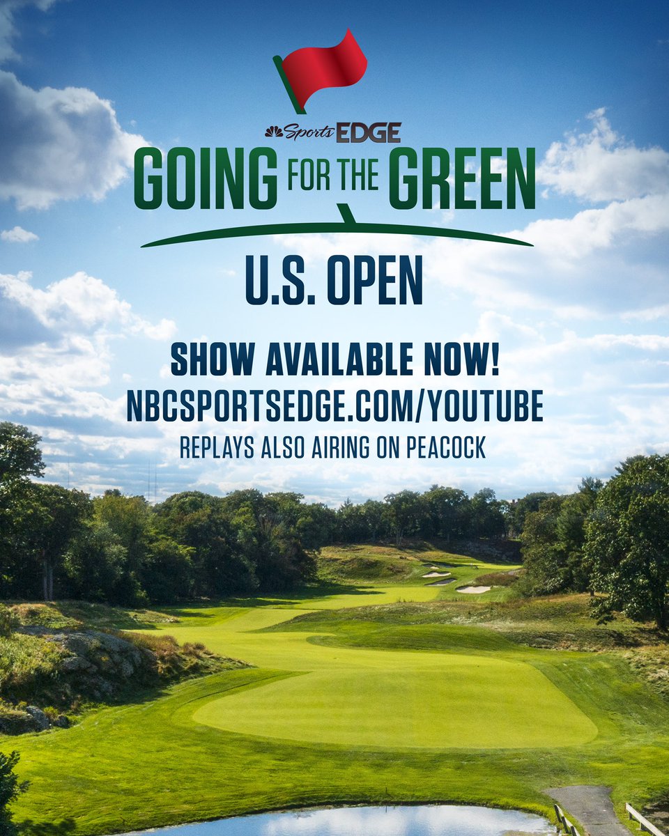Going for the Green has RETURNED to prepare for the #USOpen. Join @saraperlman and @WillGrayGC as they drop their best bets and who to watch for throughout the tournament. Watch on YouTube and @peacockTV.