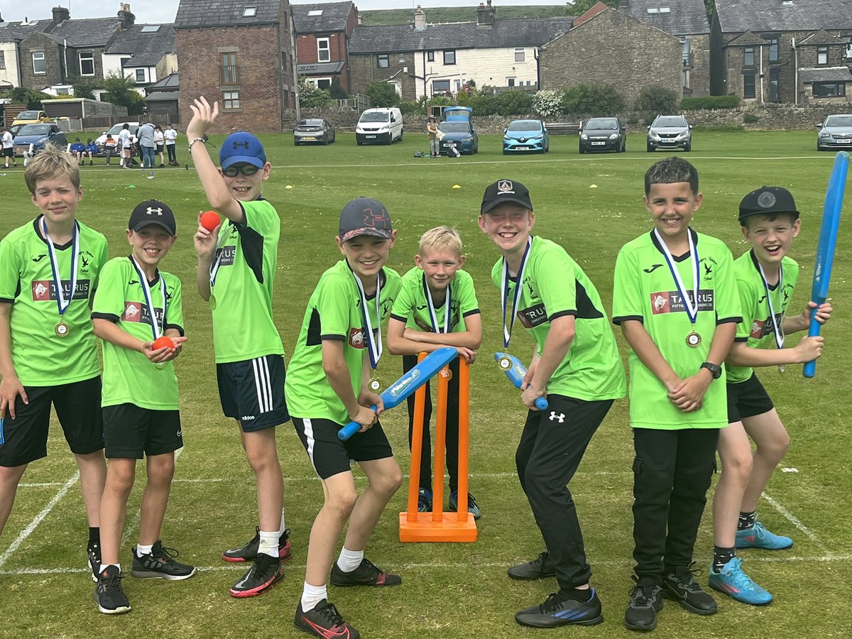eagleyjuniorsc1's tweet photo. We’ve done it again! Another tournament win, this time for our boys cricket team as they won the @bolton_sport cricket competition this afternoon. Well done boys! #sport https://t.co/ypRC9sPR5T