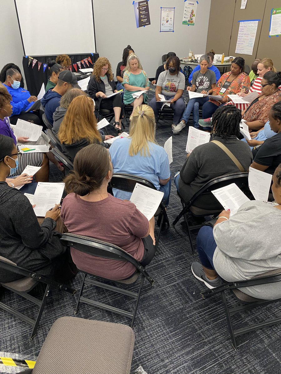 School counselors rocking the socratic in Dallas! #AVID4Possibility <a href="/AVID4College/">AVID</a> It feels so good to be back!