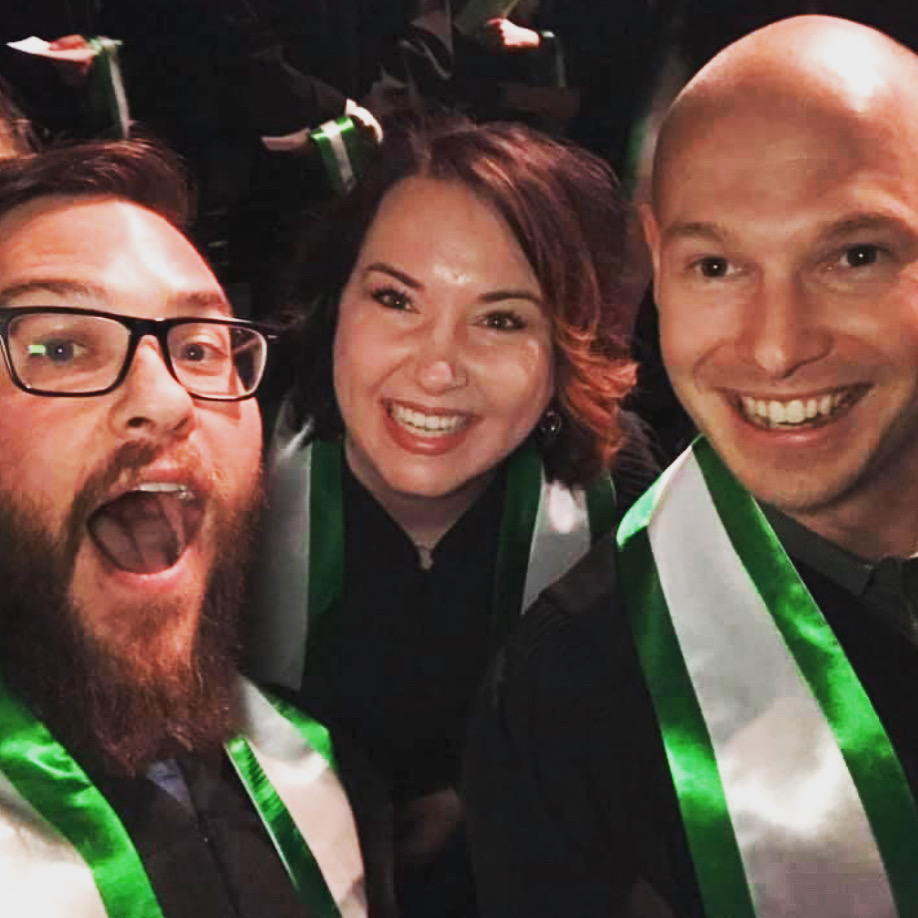deanhowley's tweet photo. Congratulations, Classes of 2020, 2021, and 2022! 🎓

This week we celebrate you as @durhamcollege graduates! I can’t wait to see all the amazing things you do out in the “real world”!

In lieu of my attendance this year, here’s a throwback from 2019. 😀

#dcgrad2022 #dcproud https://t.co/W109FXzEeI