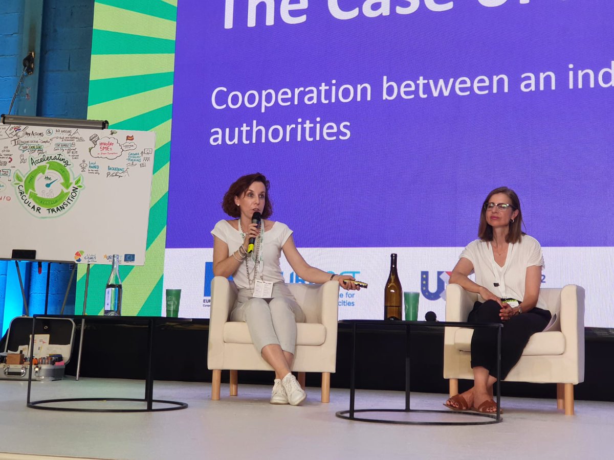 NusaNusaLazar's tweet photo. I had the opportunity to be a panelist at #URBACTfest and talk about how an industrial partner (in our case @Nigrad_Maribor at @URGE_URBACT project) can work in an URBACT program and accelerate #circulareconomy in the city
#circularconstruction https://t.co/suxjlY4KzI