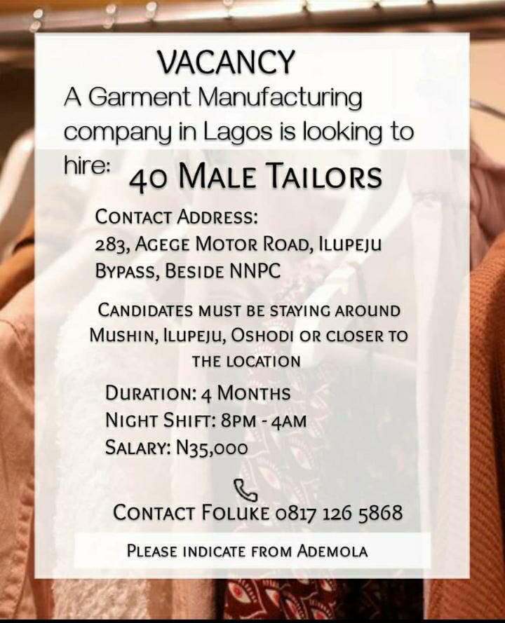 careermattersng's tweet photo. VACANCY 🇳🇬 https://t.co/sHihqrfCGb