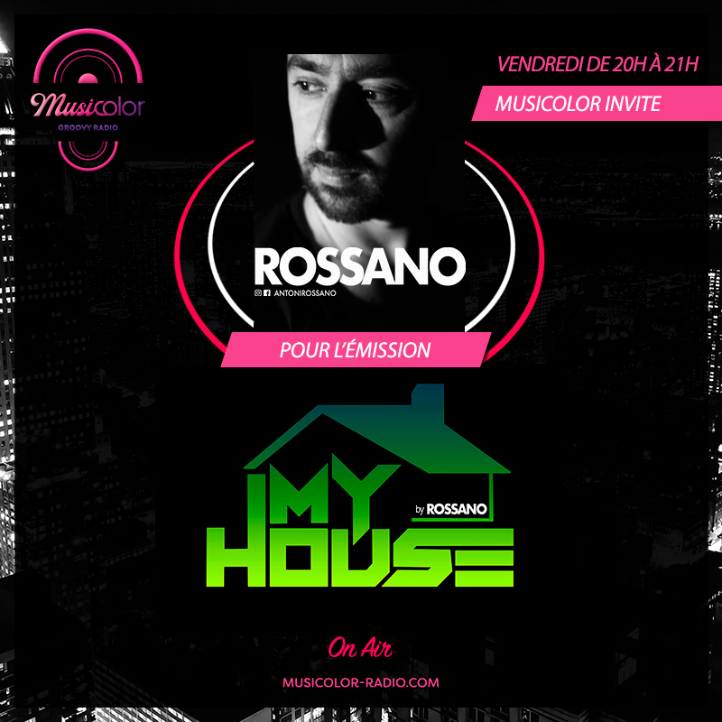 MusicolorRadio's tweet photo. Fans de House Music ? Ne ratez pas le 6ème épisode de MY HOUSE, le Show de ROSSANO, vendredi de 20h à 21h sur Musicolor la Groovy Radio !
#rossano #myhouse #housemusic #musicolorradio #groovyradio https://t.co/qjbnkUqX5s