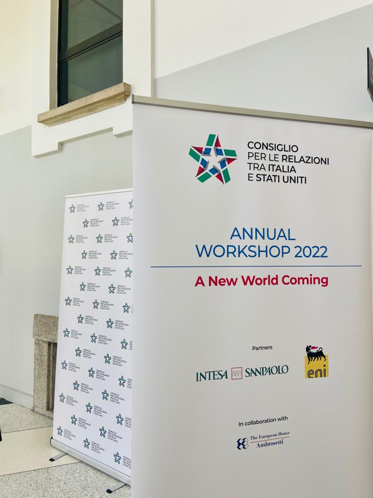 consiusa's tweet photo. A special thanks to all our guest speakers and participants to the Council #annualworkshop “A New World Coming”! #Consiusa #Italy #US #Annualworkshop #politicaloutlook #globalization #economy #internationalcooperation #ai #bigdata #lifestyle #culture #environment #green @riotta https://t.co/6toBIKtoa0