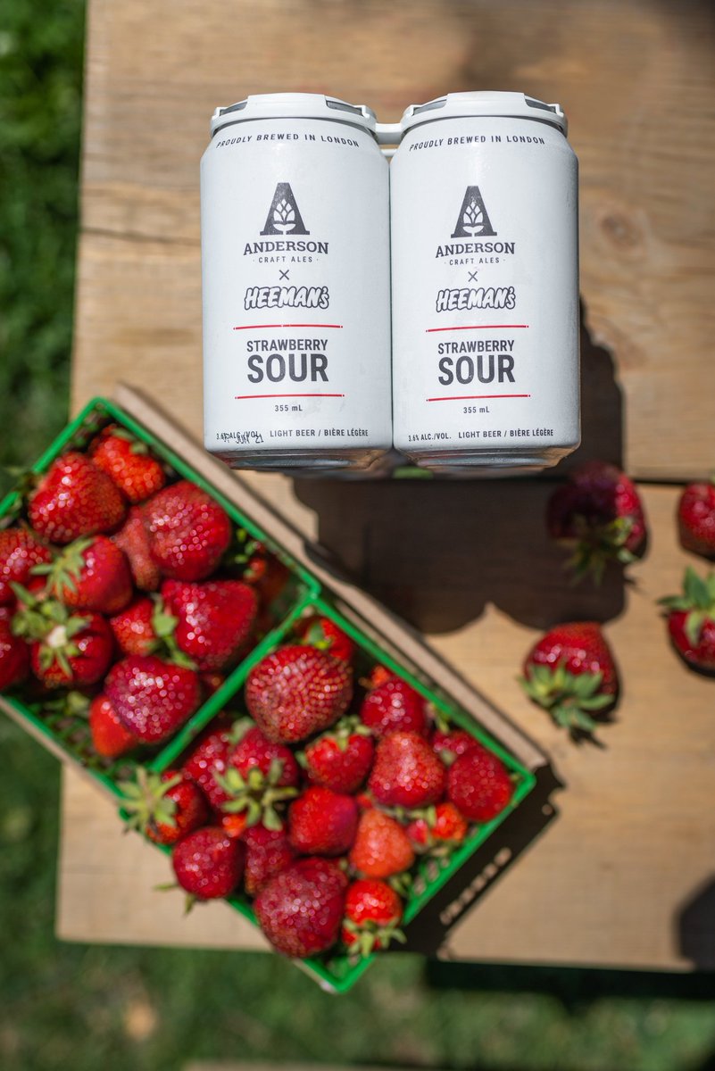 AndersonCAles's tweet photo. π Strawberry Sour π
Join us today for the release of the @heemans and Anderson Craft Ales Strawberry Sour! Your favourite sour of the last two years!
ABV 3.6% Perfect for a hot summers day!
#ontcraftbeer #exploreldnt
#tourismldnont #digoev #heemans
#ldnont #andersoncraftales https://t.co/dohXUS6FcW
