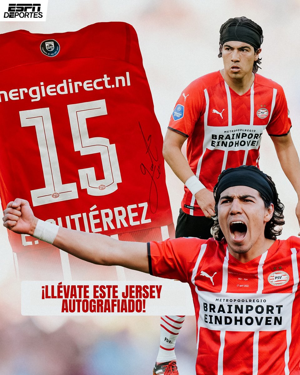 ¡Para celebrar el cumpleaños de @GutiGalaviz , te queremos regalar un jersey autografiado del PSV! 1️⃣ Síguenos y sigue a @PSVespanol 2️⃣ Felicita al Guti con el hashtag #FelicidadesGuti en las respuestas de este tweet