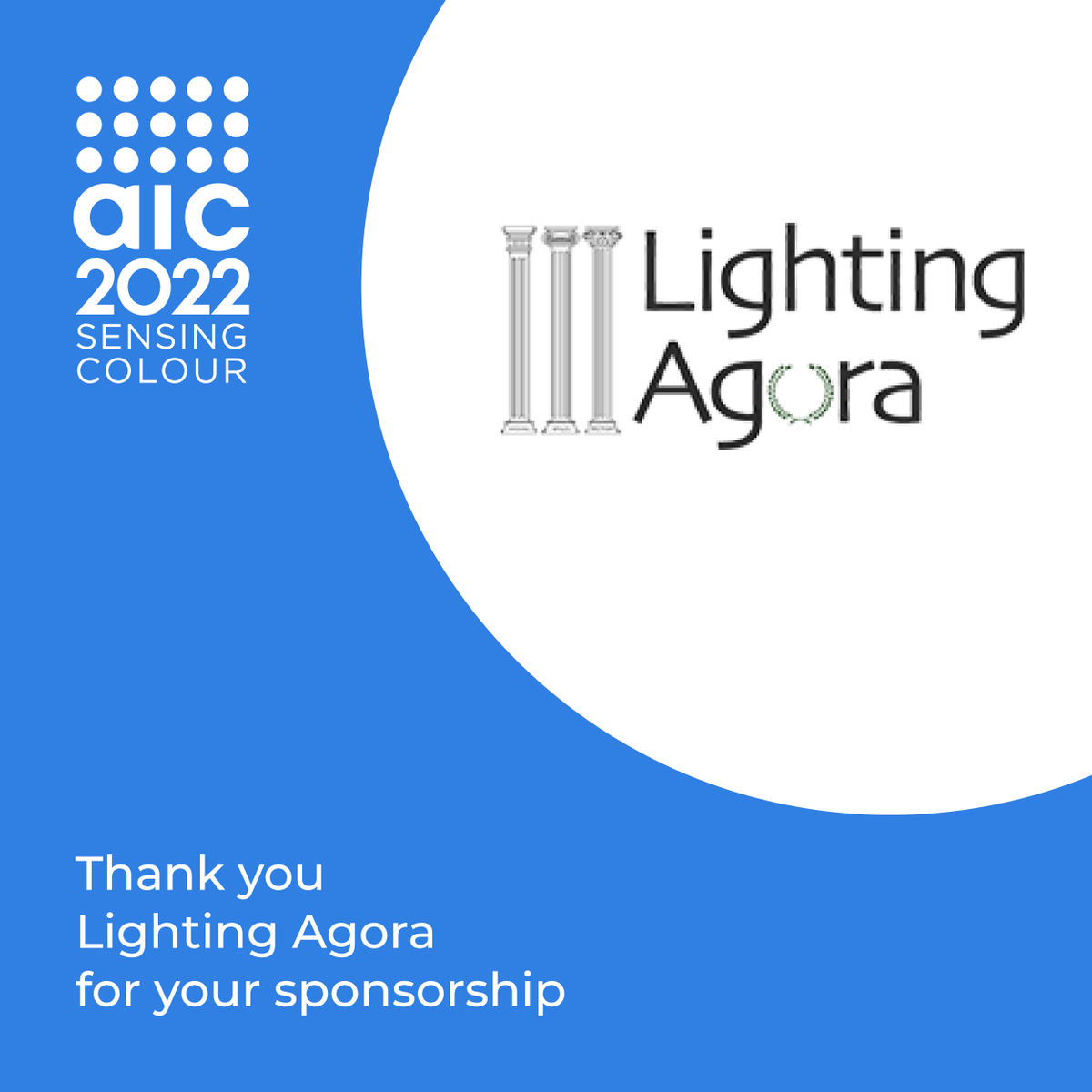 ColourResearch's tweet photo. Thank you to the AIC2022 Sponsors. 

We appreciate your support!

#AIC2022 #colour #color #cancoloursociety #colourevents #CRSCmembership #colourresearch #colourknowledge https://t.co/782UoA9S6y
