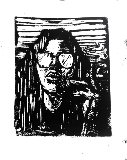 "Smoking girl" and "Smoking man" - lino print

.
Shonobi 