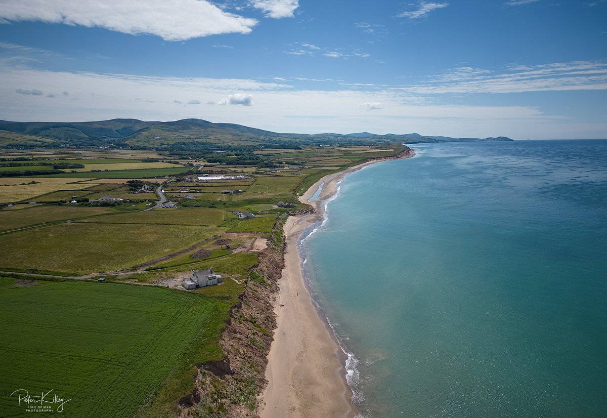 manxscenes's tweet photo. Some aerial shots today from the sandy North West coastline from Killane, Ballateare and up to the tholtan of Ballaholly and beyond, towards the RAF lookout Tower and Jurby Church 🇮🇲 #isleofman #iom #killane #jurby #ballaugh #sandycoast #jurbyhead https://t.co/NMaaRWpHvC