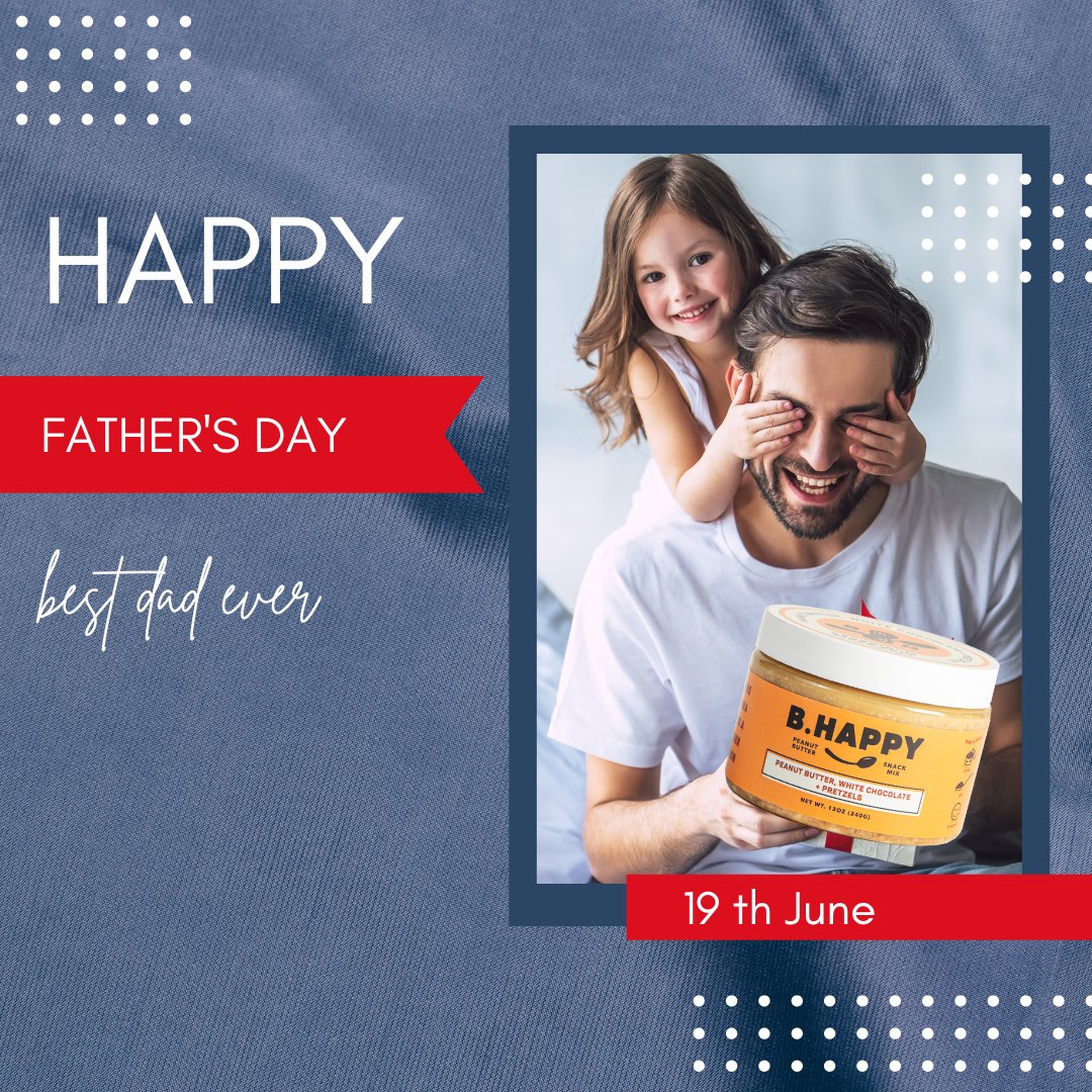 He may be a NUT! but you still love him.  Get pops some B. Happy Peanut Butter and he will know you care! There is still time! #bhappypeanutbutter #peanutbutterfordad #uniquegift #foodiegift