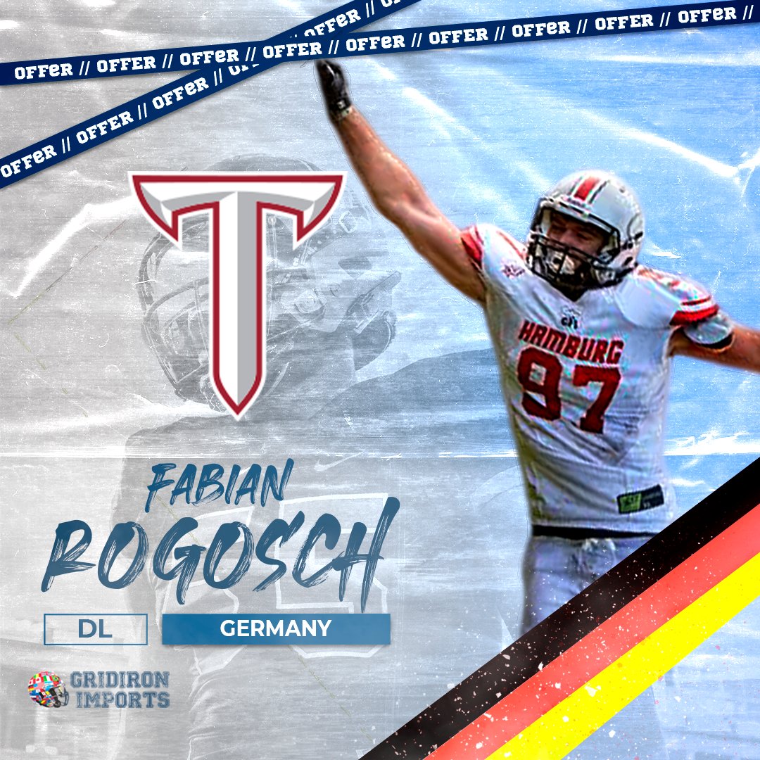After a series of very strong performances on our College Camp Tour, <a href="/FRogosch/">Fabian Rogosch</a>  picked up a Division 1 offer from Troy University.  Congratulations to Fabian for embracing the grind and staying the course!  He has a very bright future in college football.