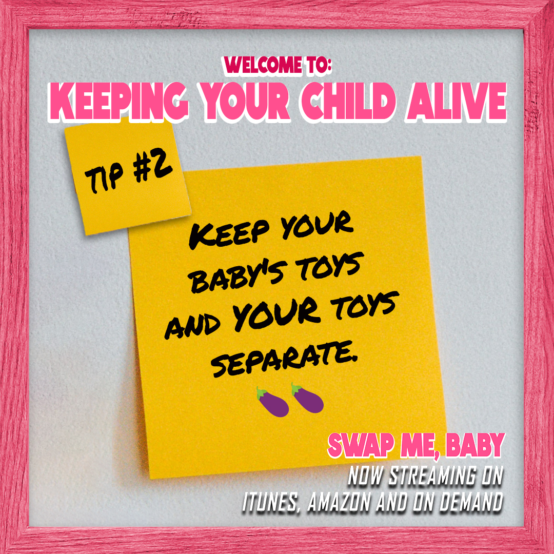Not all toys are child friendly. Especially the ones you keep in the bedroom.

#SwapMeBaby is NOW STREAMING on GOOGLE PLAY, AMAZON AND ON DEMAND.
snrfilms.com/swap-me-baby