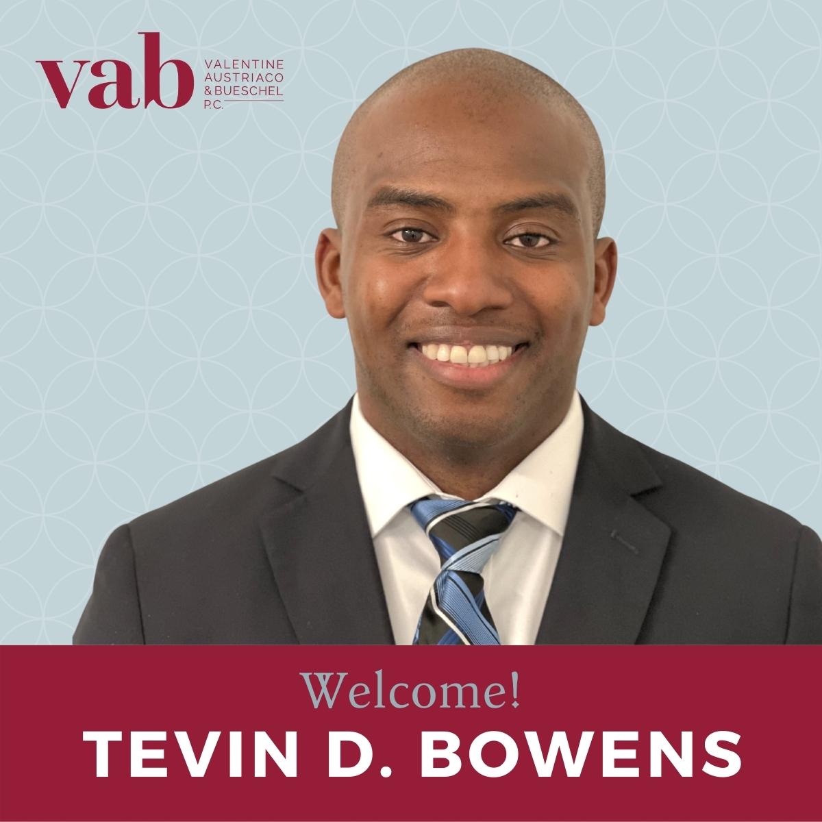 VAB welcomes Tevin Bowens as its newest associate! Tevin brings broad knowledge of the bankruptcy process, honed during his time serving as a law clerk in the United States Bankruptcy Court for the Northern District of Illinois. Learn more: vablawfirm.com/tevin-bowens