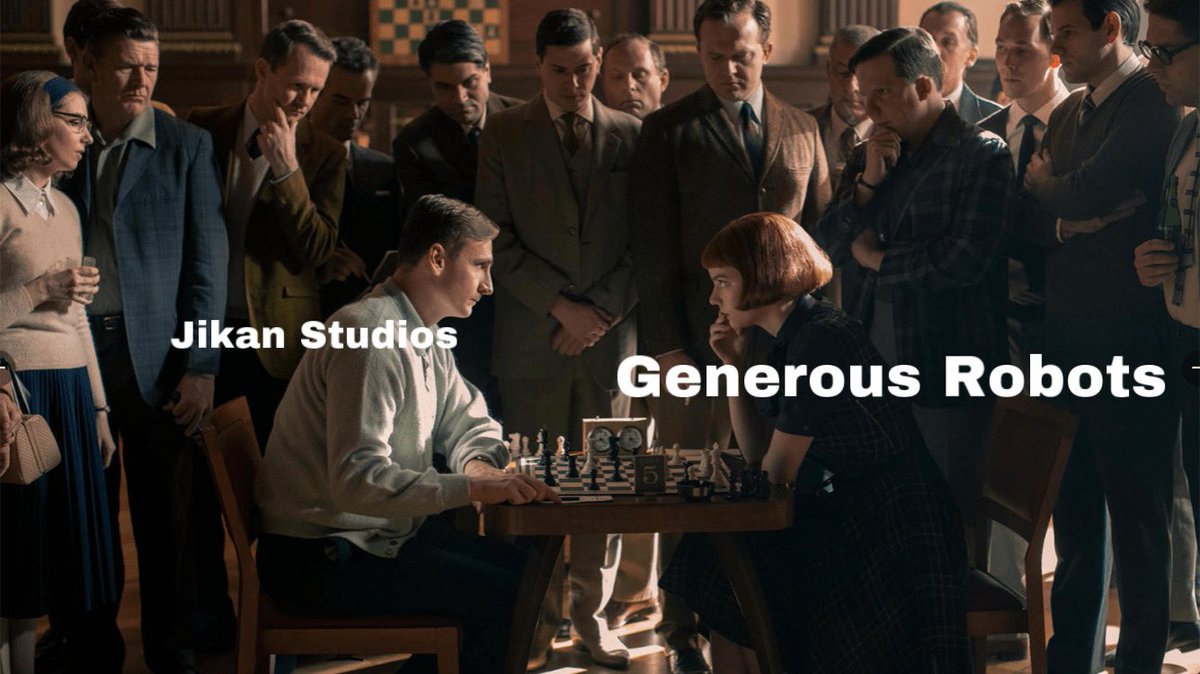 GenerousRobots's tweet photo. Damn.. new season of Queens Gambit looks wild 🔥 #ClinkClank @JIKANSTUDIOS @DuppiesNFT https://t.co/m9LkNXCBEY