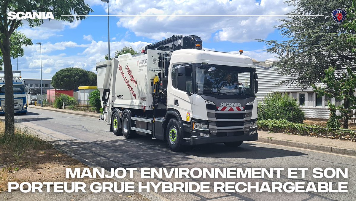 ScaniaFrance's tweet photo. #ScaniaFrance et le spécialiste des grues BOM Manjot #Environnement ont imaginé un porteur grue PHEV. Ce 1er camion BOM grue PHEV en France a une vignette #CritAir1 et la souplesse d’utilisation des véhicules hybrides. Toute l'info👉🏽https://t.co/JwpJ1UIQYb #TransportDurable https://t.co/OqB0uJqQQM