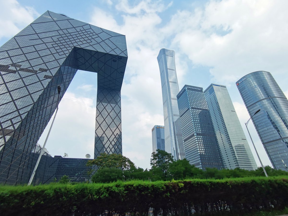 SuZhang2021's tweet photo. Different angles of the tallest building in Beijing. https://t.co/Ba3FrXvAFh