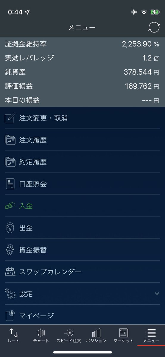 entafx's tweet image. 【定期報告 6/16】
fx 378,544円  ＋169,762円
株 7,246,415円 ＋833,316円
単元未満株 617,419円 -6,019円

計 8,242,378円 ＋997,059円

米国株は下がっているものの為替の影響でそこまで大やられしてないのが救いですが、これで円高に振れるようならやばいですね…