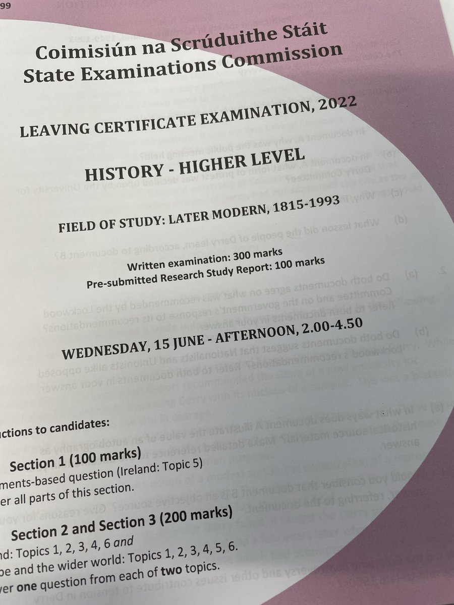 LCHistoryTutor's tweet image. Here it is folks‼️ #LCHIST  Higher Paper 2022. I’d love to hear views. 👍👍👍 What do we think #histedchatie 1/2