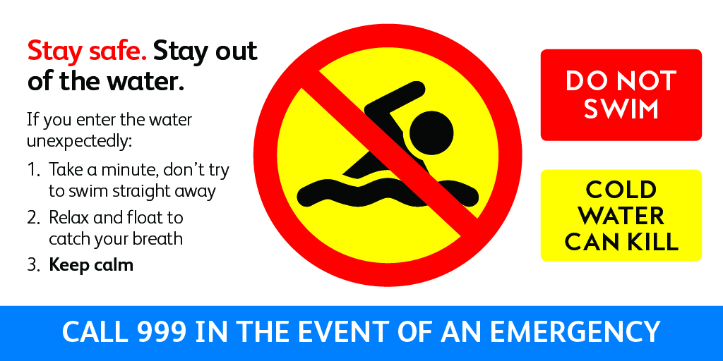 High temperatures due at the weekend☀️ Remember not to swim in open water even if it looks calm. 
Strong hidden currents &amp; debris under the water line, cold temperatures can hinder your swimming abilities. More info on staying safe➡️ rotherham.gov.uk/homepage/167/s…