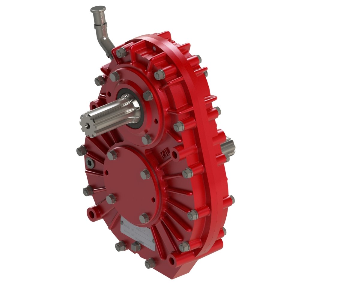 RjLinkInt1's tweet photo. Rj Link International Inc. designed an agricultural solution for our customer using our base model D101 to power a manure pump. This version of our D101 gearbox can handle quite a bit. It was designed to handle 1000 RPM off of a PTO connection on a tractor at 75 HP. https://t.co/j7c9kRlATi