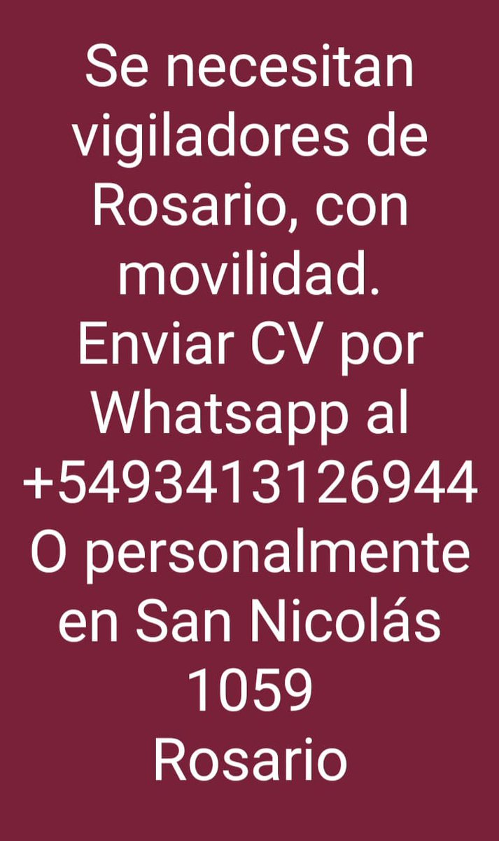 fenirubio's tweet photo. Me lo pasa un amigo x si les interesa y necesitan empleo :) https://t.co/lj4ZEh0GZ0