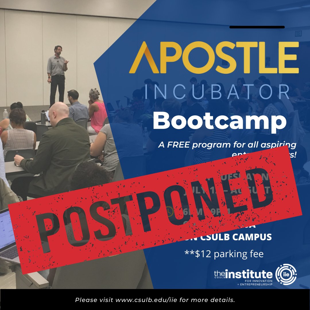UPDATE: The Apostle Incubator Bootcamp 2022 has been postponed until July 2023. We will be moving forward with the fall 2022 schedule for the Apostle Incubator on Tuesday evenings from 7pm to 9pm on campus.