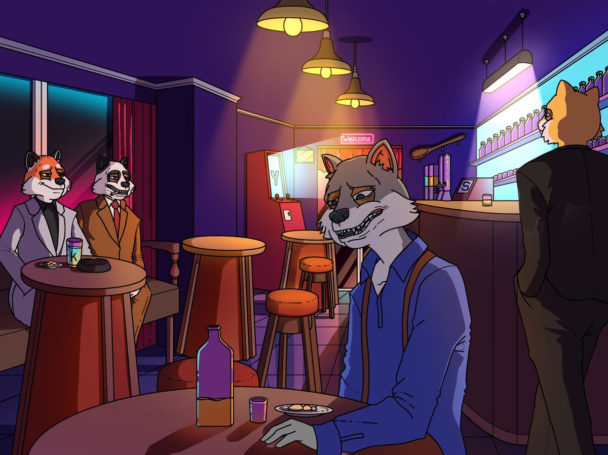 WolvesOfDogeSt's tweet photo. After yesterday’s post you are probably thinking… “when Discord?” 

Stay tuned &amp; activate your notifications 🔔

Btw… do you see anything strange in this illustration? 🕵️‍♂️🧩🚪

Any interaction is valid for WL ☑️

#WODS #WolvesOfDogeStreet #NFT https://t.co/S7K5h1IMbr