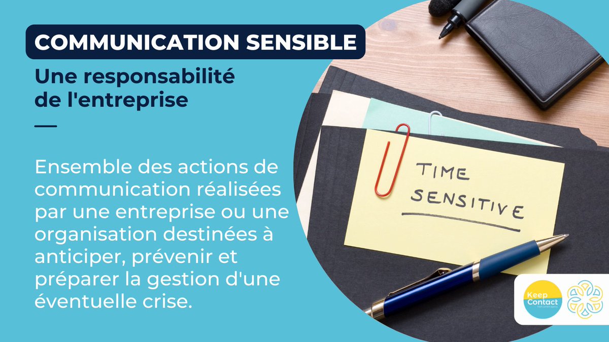 keepcontact's tweet photo. La #communicationsensible ou le calme avant la tempête 💥

Anticiper et gérer une #crise avant qu'elle ne survienne vous permettra de l'altérer, voire même de l'éviter ! Cela est possible grâce à un processus d'anticipation bien mené et essentiel. https://t.co/Zq7BKrCafm