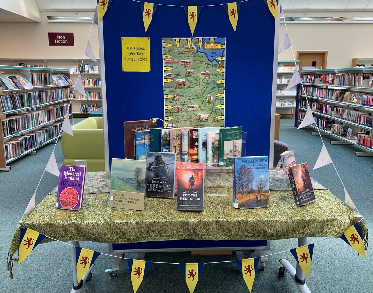 cambslib's tweet photo. Lots of books about the #Fens in #ElyLibrary - look at this great display for #CelebrateTheFens 2022
@FascinatingFens
@FenlandFlag
#LocalStudies
#Cambridgeshire https://t.co/SIzEjauYBT