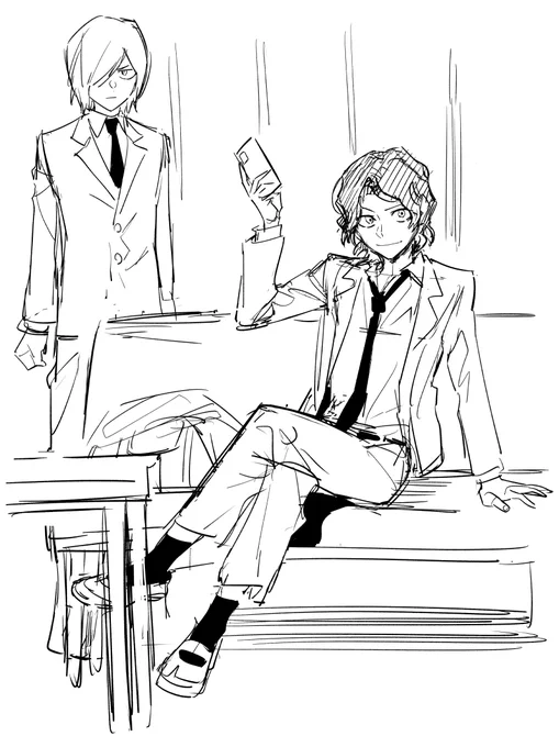 先週描いてたらくがき供養
OB風吹き荒れていて最高だった 