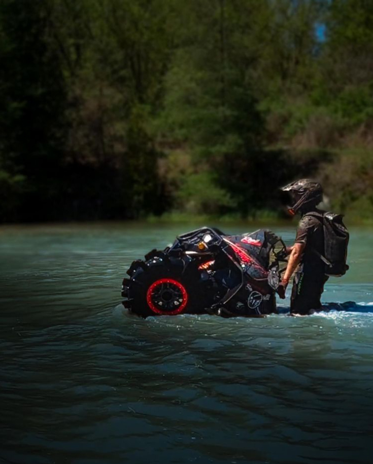 superatvtweet's tweet photo. It's #WheelieWednesday and we have @snoman_atv bringing it in on #AssassinatorTires on the trail, in the mud, &amp; in the water! Where's your favorite place to put it on two wheels? 🤔 #LetsRide  
#superatv #satv #satvnation #satvtires #assassinators #nators #mudtires #mudding #skeg https://t.co/pUkHeUbeAH