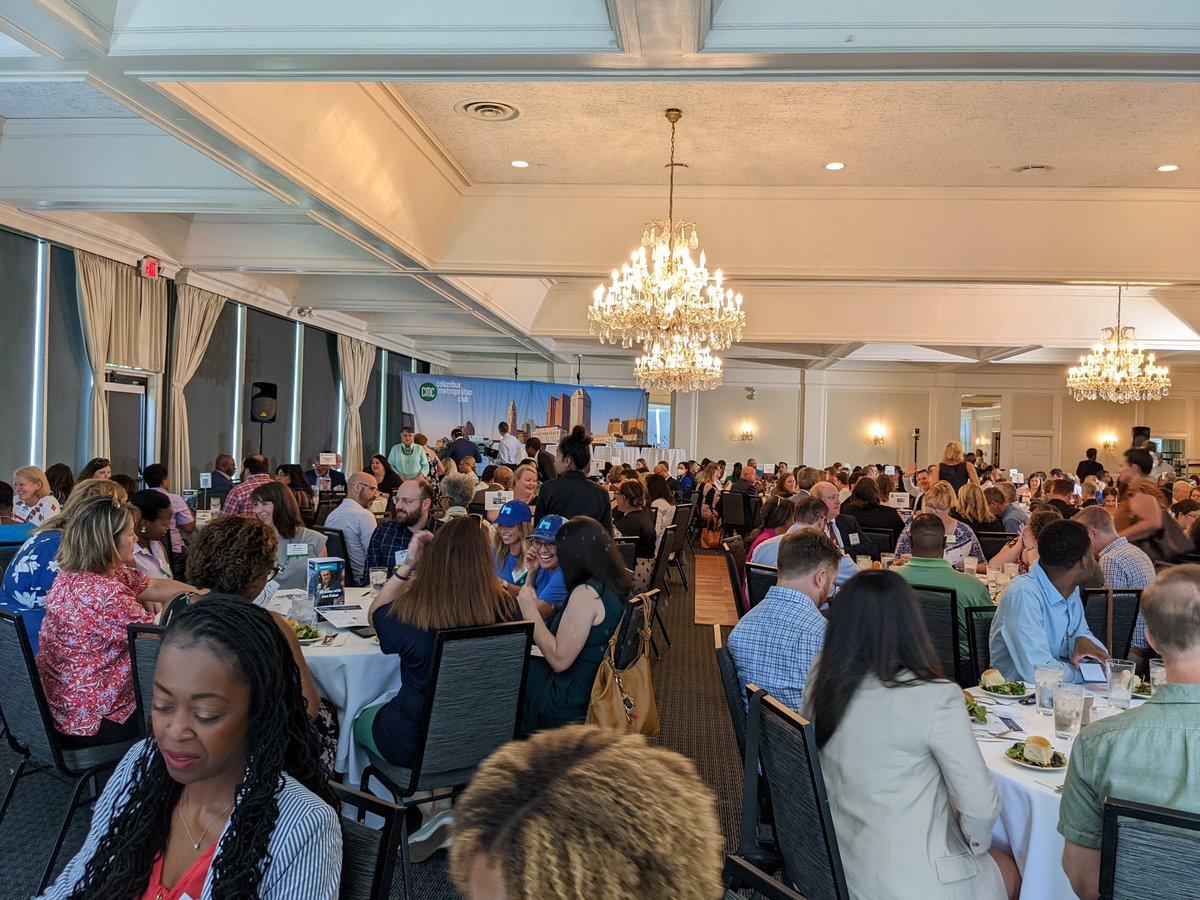 Columbus_Works's tweet photo. Absolutely delighted to be back in community with our nonprofit colleagues at @cbusmetroclub for the Annual State of Nonprofits luncheon. It's been way too long! #CommunityConversations https://t.co/NXjvj2RzzH