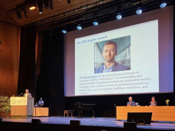 INDOOR AIR | Congratulations to <a href="/licinadusan/">Dusan Licina</a>, winner of the Yaglou Award 2022 in Finland! The #EPFL Professor will talk about "The present and the future of #IEQ in green buildings" at the #IndoorAir2022 conference this week. See full programme: lnkd.in/gCsPzdqK