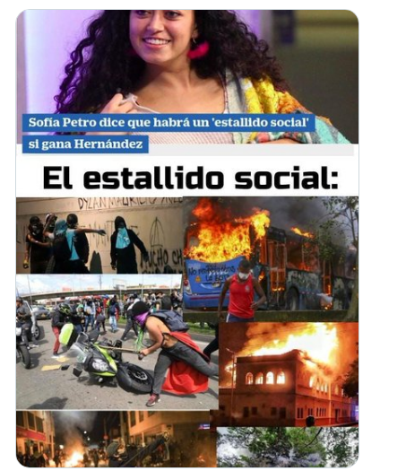 Anitnelav87's tweet photo. Imaginen lo que nos espera si este señor llega al poder 
NO podemos permitirlo

#EstallidoSocial #15Junio #miercoles #PetroNuncaSeraPresidente #OjoConEl2022 https://t.co/CCHIeOPPD3