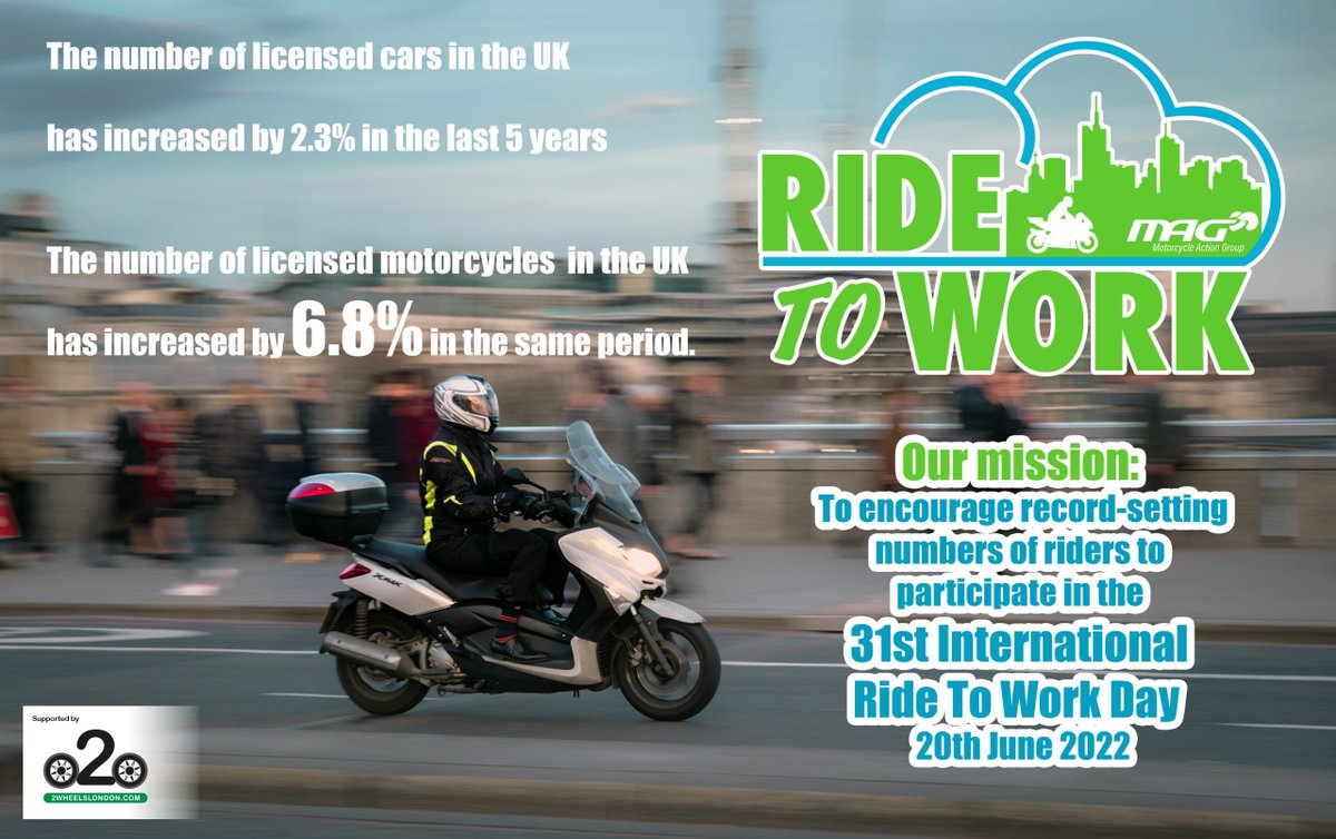 2WLondon's tweet photo. We know that more and more commuters are turning to motorcycles as a better solution than the car.
Find out why: https://t.co/0BGmIfb3xq
#2wheelslondon #rtwfun #ridetoworkfun https://t.co/EQfLoOEfjW
