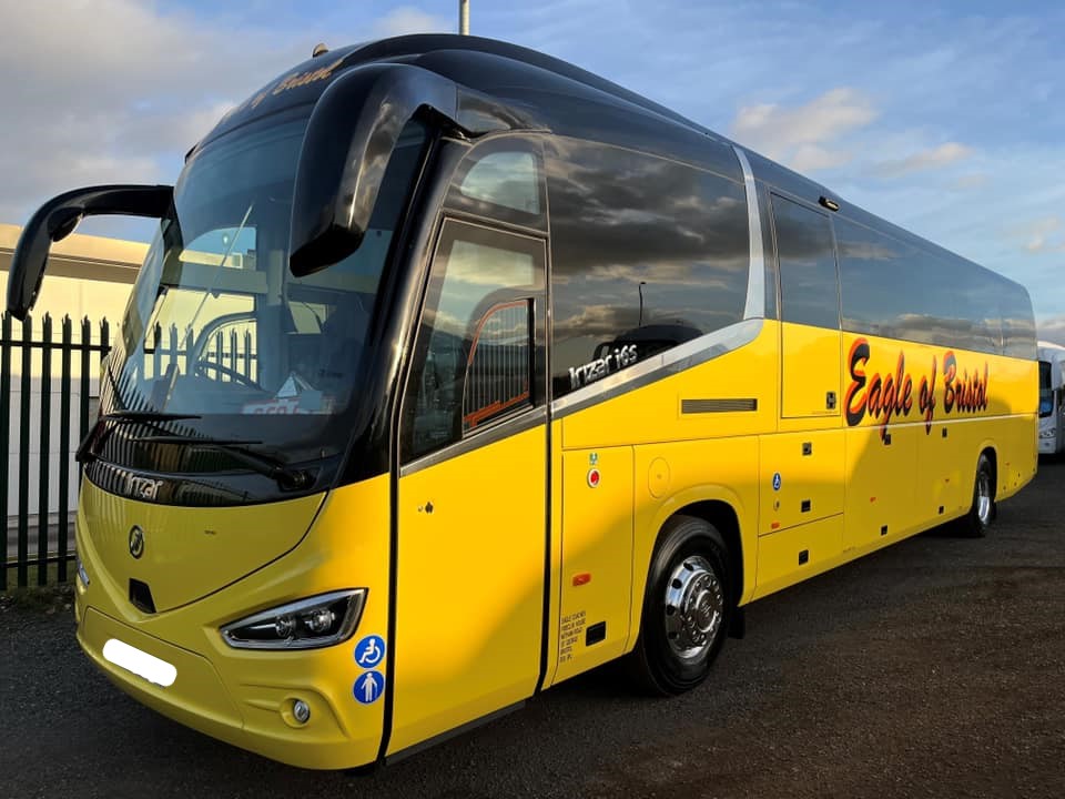 IrizarUK's tweet photo. Eagle Coaches Ltd of Bristol has taken delivery of a new luxury Irizar i6S Integral.
#eaglecoaches #poweredbyDAF #passengertransport #irizar
https://t.co/l6ZwPs31If https://t.co/dbqdFyVPQX