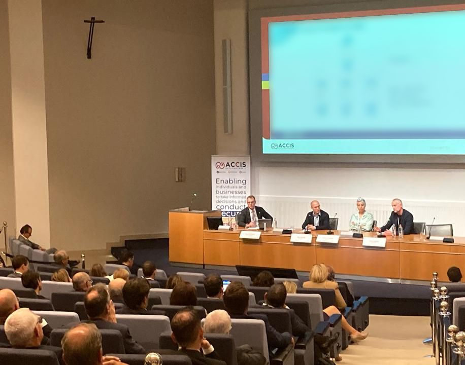 GreenomySaaS's tweet photo. 🎤 Sarah Lokman, our Head of Sustainability, was invited to participate on the panel "Lighting chats on industry innovation" at the #2022ACCISConference organised by @ACCISeu to showcase innovation in the Credit Information Industry. 

#Greenomy #SustainableFinance https://t.co/1MCxPoT5sN