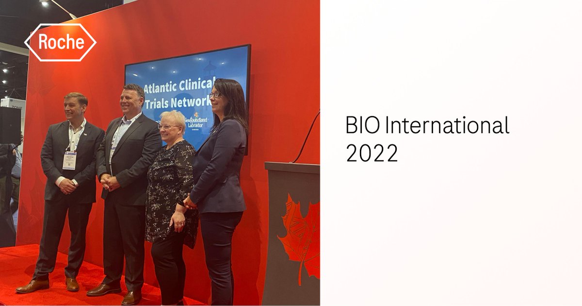 RocheCanada's tweet image. We’re excited to hear Atlantic Canada’s news about a new clinical trials network encouraging partnerships across the 4 provinces! Together, we have a better chance of increasing patient #access to #healthinnovation #bio22 @ShepardDorothy @FureyAndrew @dennyking @TimHoustonNS