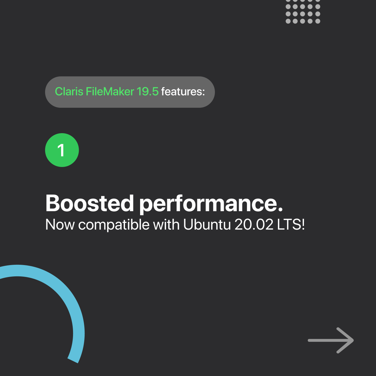 ClarisOfficial's tweet photo. #ClarisFileMaker 19.5 is now available! We believe it’s our best release ever, featuring expanded extensibility and significant performance, security, and reliability enhancements. Explore what’s new and what’s been fixed: https://t.co/EP22zxuxcM https://t.co/5yxEoxFRCR